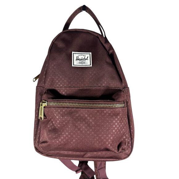 Herschel Supply Nova Mini Backpack Maroon Multi Tonal - Picture 7 of 16
